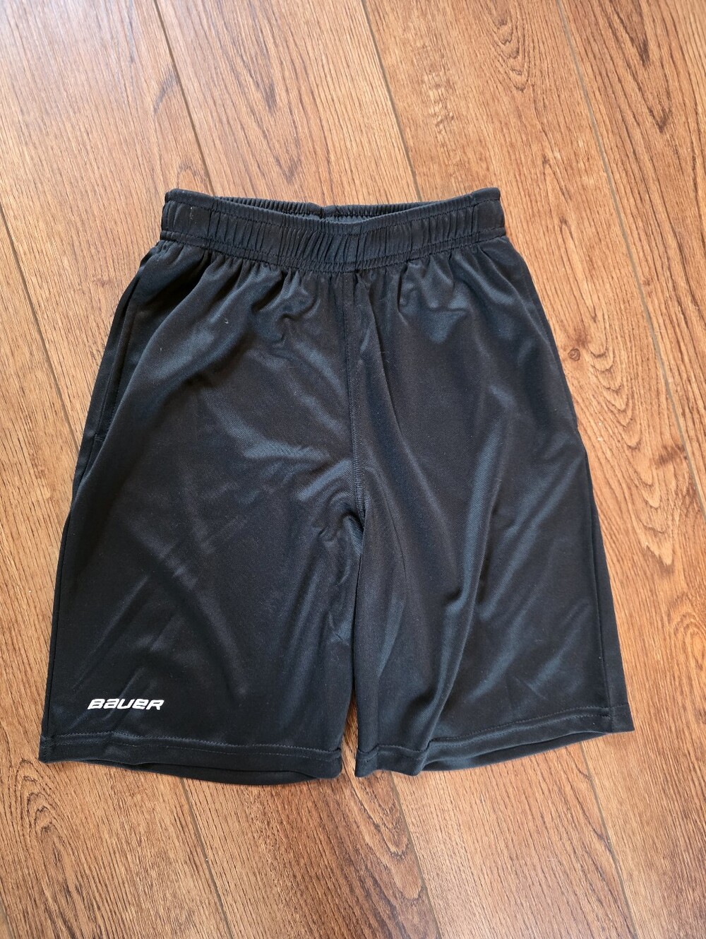 Bauer Black Boys' Athletic Shorts